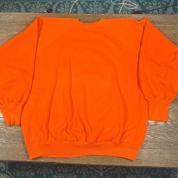 Rare VTG 1987 Denver Broncos SB XXII Single Stitch Crewneck Orange L/XL USA! - Picture 2 of 7